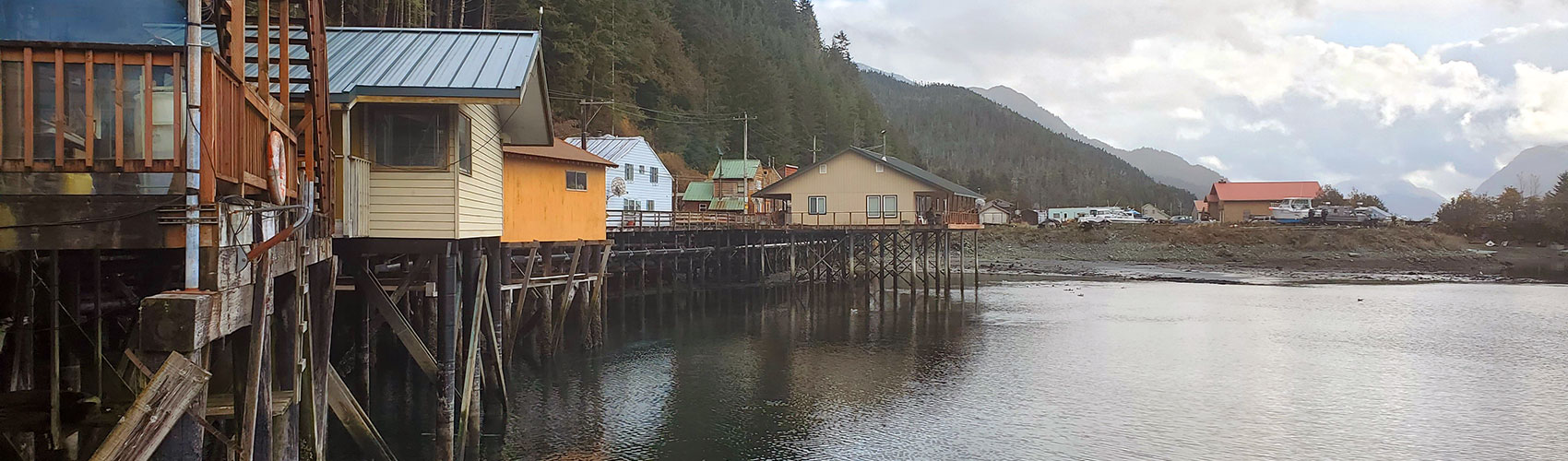 Coastal Alaskan community.